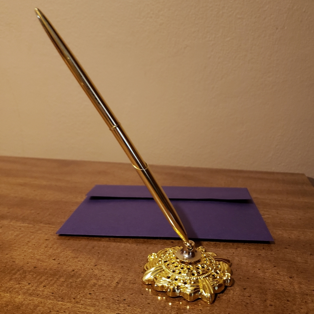 Fancy Gold Signing Pen